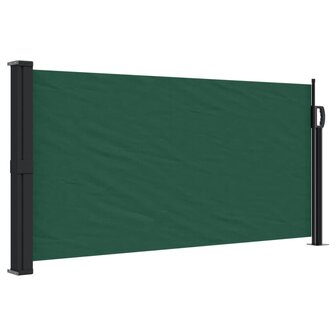 Windscherm uittrekbaar 100x300 cm donkergroen 2