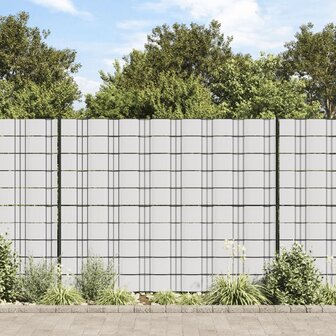 Tuinscherm 70x0,19 m PVC wit 1