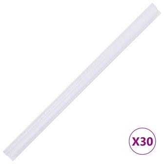 Tuinscherm 70x0,19 m PVC wit 7