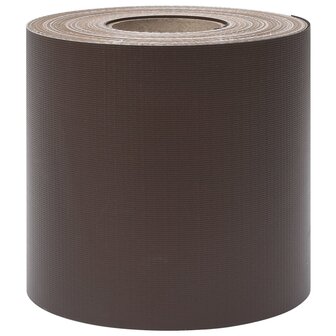 Tuinschermen 4 st 35x0,19 m PVC bruin 3