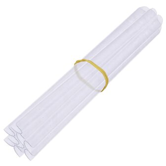 Tuinschermen 4 st 35x0,19 m PVC bruin 6