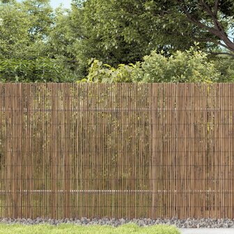 Tuinscherm 600x90 cm riet 1