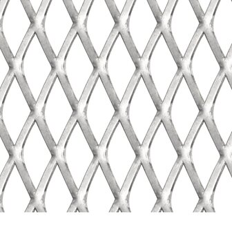 Draadhek 50x50 cm 30x17x2,5 mm roestvrij staal 3