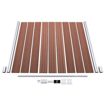 Schutting 699x186 cm HKC bruin 8