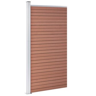 Schuttingpaneel 95x186 cm HKC bruin 3