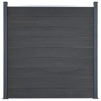 Schuttingpaneelset 872x186 cm HKC grijs 3