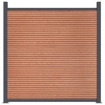 Schuttingpaneel 872x186 cm HKC bruin 5