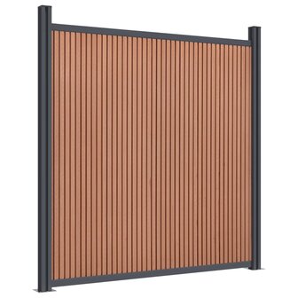 Schuttingpaneel 1045x186 cm HKC bruin 4