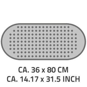 RIDDER Badmat anti-slip Action grijs 4