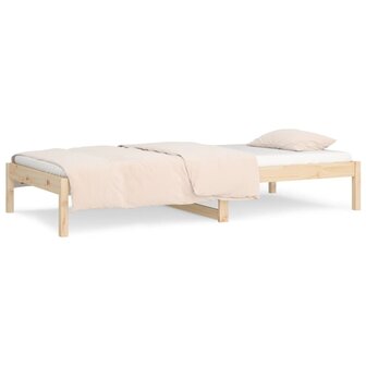 Slaapbank zonder matras 80x200 cm massief grenenhout 5