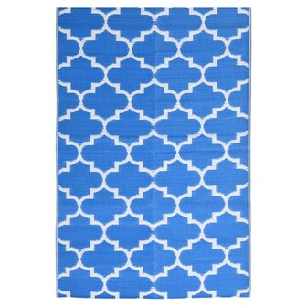 Buitenkleed ARAKIL 120x180 cm polypropeen blauw 2