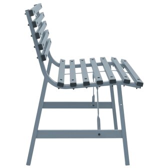 Tuinbank 110 cm staal grijs 4