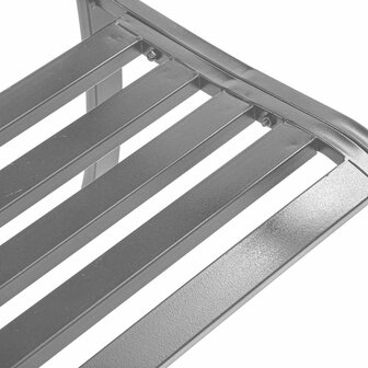 Tuinbank 120 cm staal zwart 5