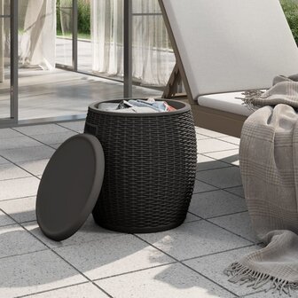 Tuinbox 4-in-1 polypropeen zwart 3