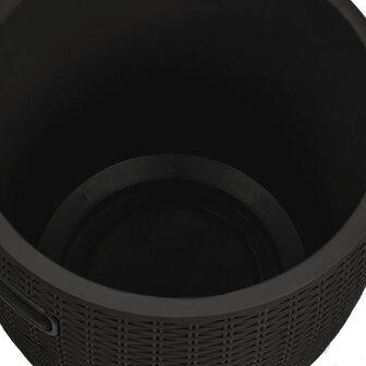 Tuinbox 4-in-1 polypropeen zwart 8