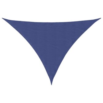 Zonnescherm driehoekig 3x4x4 m oxford stof blauw 2