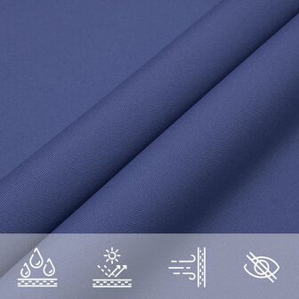 Zonnescherm driehoekig 3x4x4 m oxford stof blauw 8