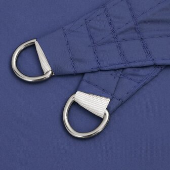Zonnescherm driehoekig 6x6x6 m oxford stof blauw 6