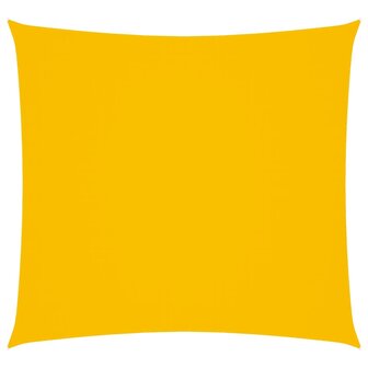 Zonnescherm vierkant 4,5x4,5 m oxford stof geel 2