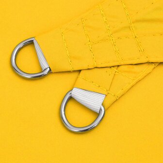 Zonnescherm vierkant 4,5x4,5 m oxford stof geel 5