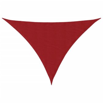 Zonnescherm driehoekig 3x3x3 m oxford stof rood 2