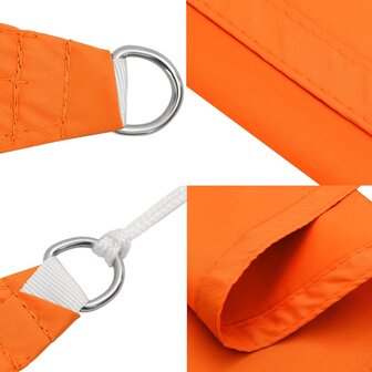 Schaduwdoek driehoekig 3x4x4 m oxford stof oranje 6