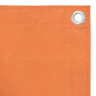Balkonscherm 75x400 cm oxford stof oranje 2