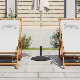 Parasolvoet 45x45x30 cm gietijzer zwart 3
