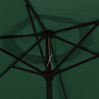 Parasol met stalen paal 3 m groen 5