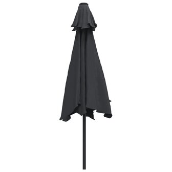 Parasol met metalen paal 300 cm zwart 4