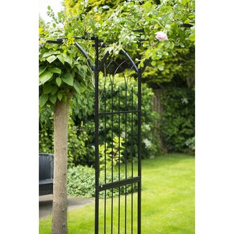 Nature Tuinboog 114x66x232 cm metaal zwart 7