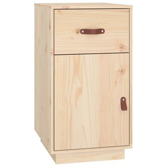Bureau met kastjes 135x50x75 cm massief grenenhout 8