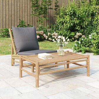 Tuintafel 100x55x33 cm bamboe 1