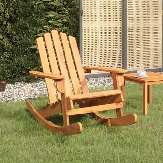 Schommelstoel Adirondack massief acaciahout 1