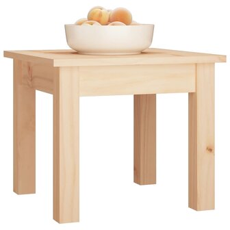 Salontafel 35x35x30 cm massief grenenhout 6