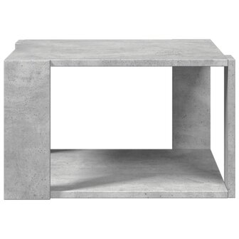 Salontafel 51,5x51,5x30 cm bewerkt hout betongrijs 4