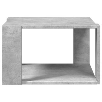 Salontafel 51,5x51,5x30 cm bewerkt hout betongrijs 5