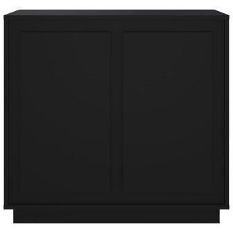 Dressoir 80x34x75 cm bewerkt hout zwart 5