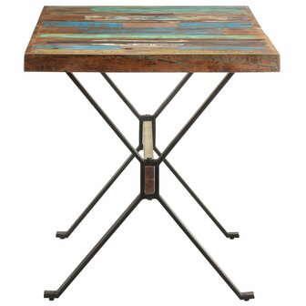 Eettafel 140x70x76 cm massief gerecycled hout 3