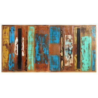 Eettafel 140x70x76 cm massief gerecycled hout 4