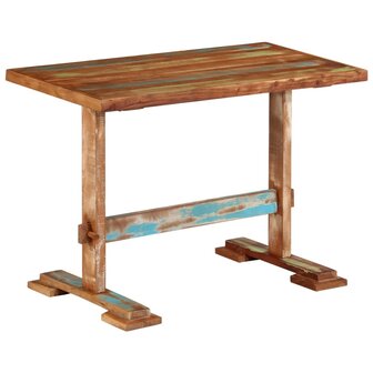 Eettafel 110x55x78 cm massief gerecycled hout 1
