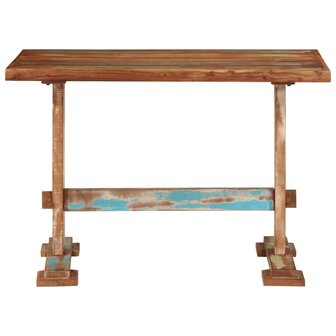 Eettafel 110x55x78 cm massief gerecycled hout 2