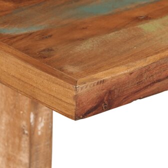 Eettafel 110x55x78 cm massief gerecycled hout 4
