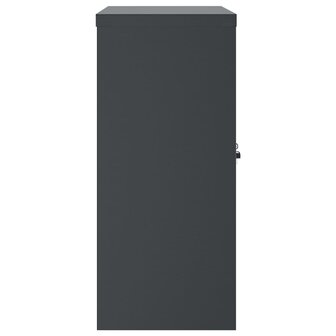 Archiefkast 90x40x90 cm staal antracietkleurig 5