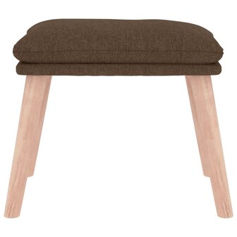 Voetenbank 45x29,5x35 cm stof bruin 3
