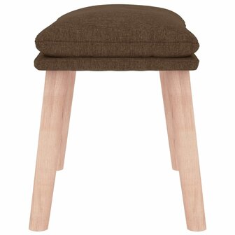 Voetenbank 45x29,5x35 cm stof bruin 4
