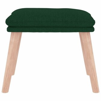 Voetenbank 45x29,5x35 cm stof donkergroen 3