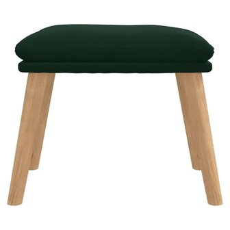 Voetenbank 45x29,5x35 cm fluweel donkergroen 3