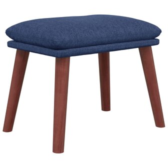 Voetenbank 45x29,5x35 cm stof blauw 2