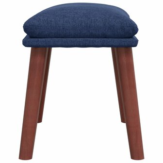 Voetenbank 45x29,5x35 cm stof blauw 4
